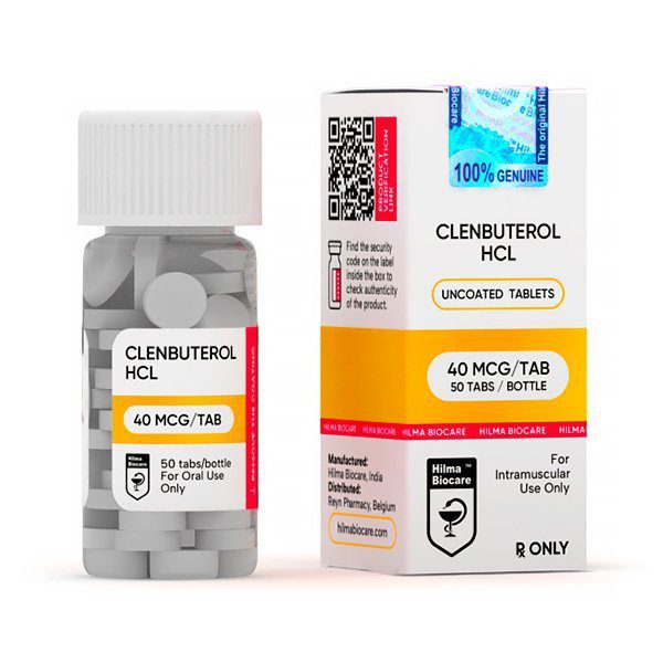 Clenbuterol  40 mcg / 50 tab