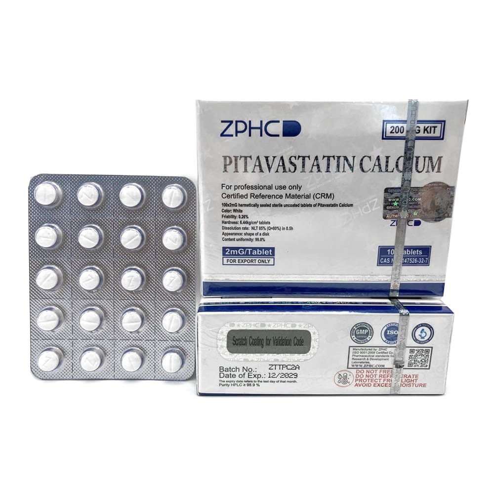 Pitavastatin Calcium 100tab/2mg ZPHC