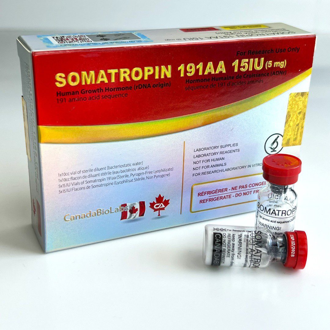 SOMATROPIN 191AA 5фл./15ед. Canada Peptides