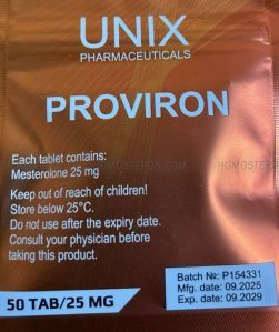 Proviron 50tab/25mg Unix